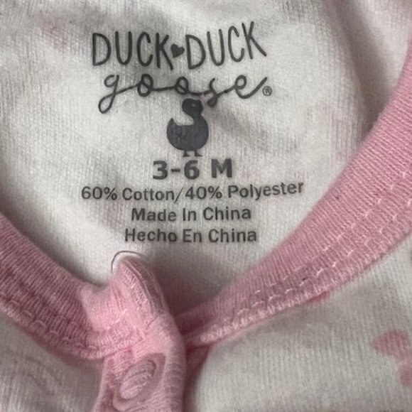 SALE!! 2 for $15 Baby Girls Romper Sleep and Play Bundle 3-6 mos Elephants - Picture 8 of 13